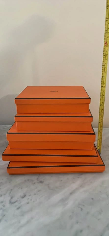 5 Authentic assorted Hermes Gift Boxes - photo 3
