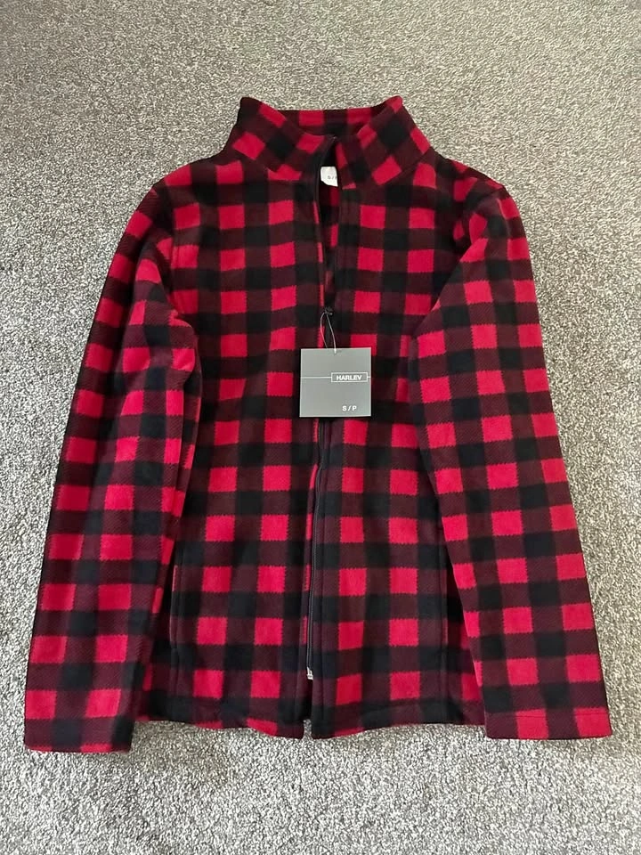 Harlev Buffalo Plaid Fleece Jacket