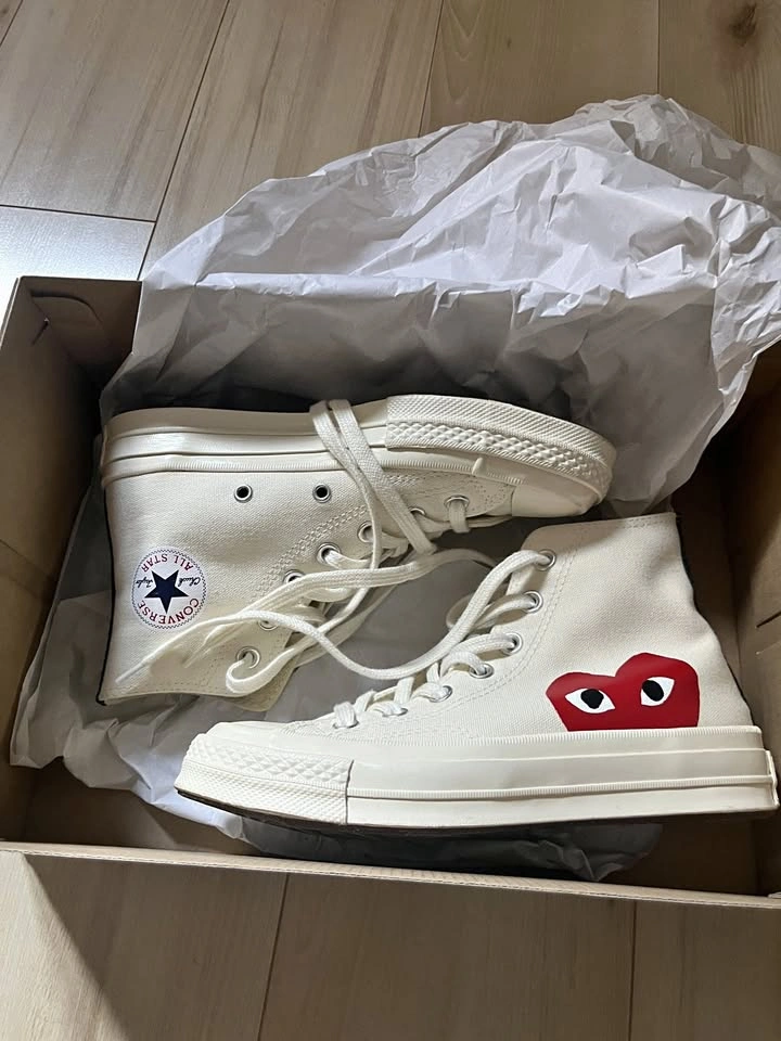 Comme des Garçons PLAY x Converse High Top Sneakers