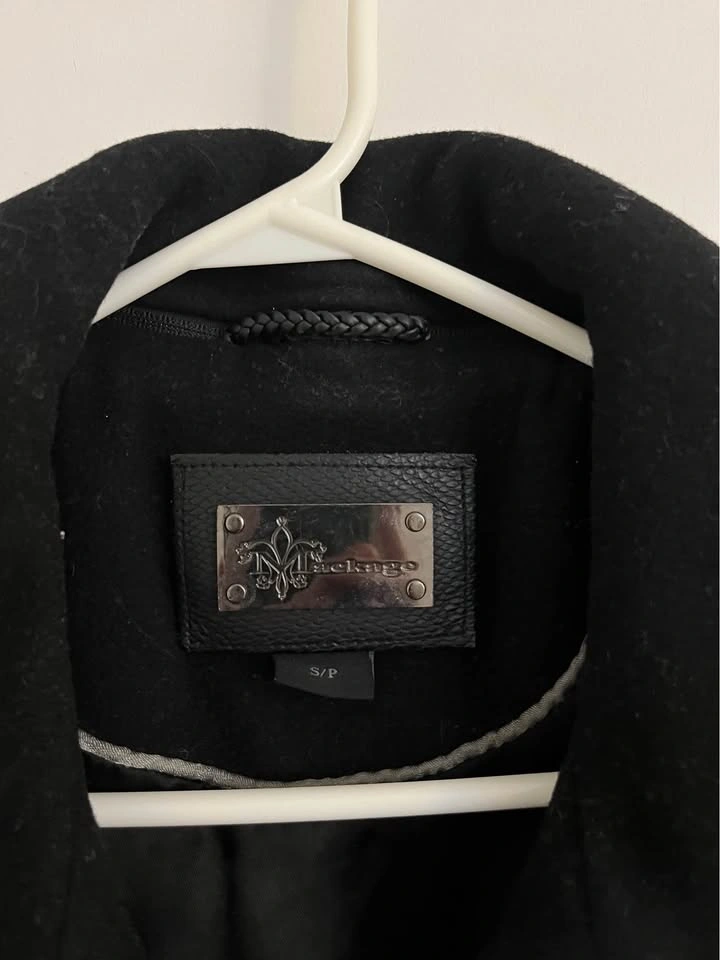 Mackage Black Wool Cashmere Coat S/P - photo 2