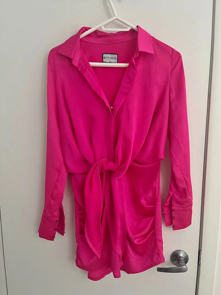 Runaway The Label Fuchsia Dress Size S
