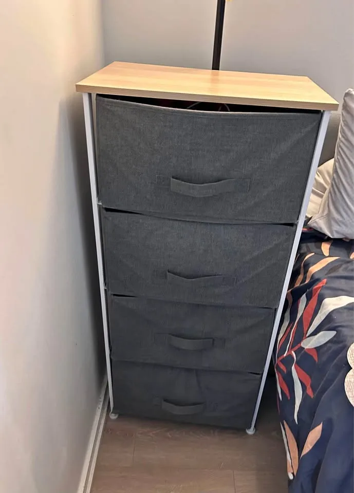 4-Drawer Storage Dresser/rack/shelf thumbnail