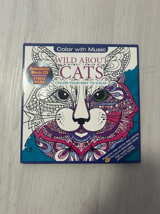 Cats Colouring Book (Color with Music)