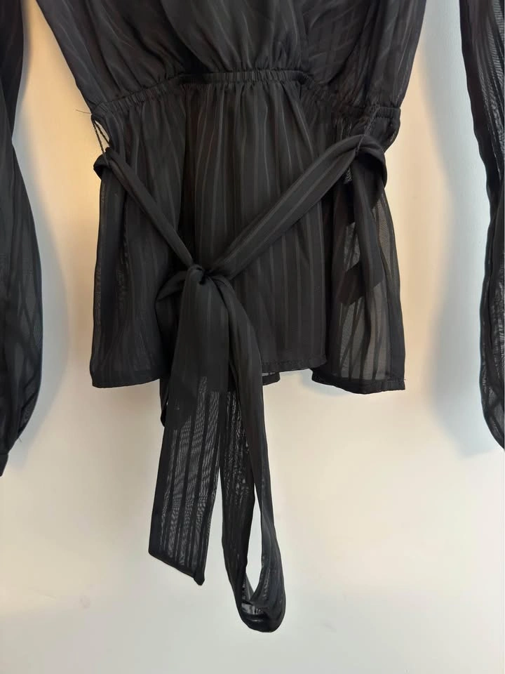 Sheer black top - photo 2