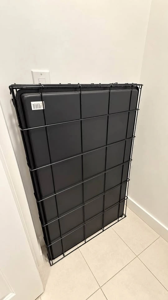 Petmate Large Foldable Metal Dog Crate / Kennel – Black - photo 2
