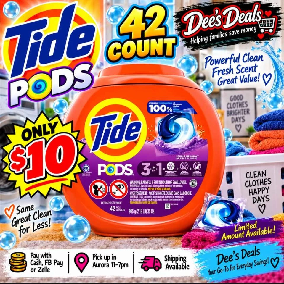 Tide Pods 42 Count Only $10 - photo 2