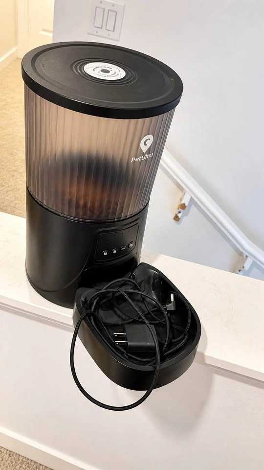PetUltra Automatic Pet Feeder – Programmable Dog/Cat Feeder – Bl - photo 2
