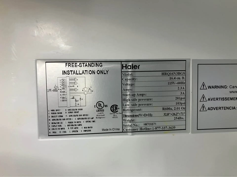 Fridge/freezer stainless steel - photo 3