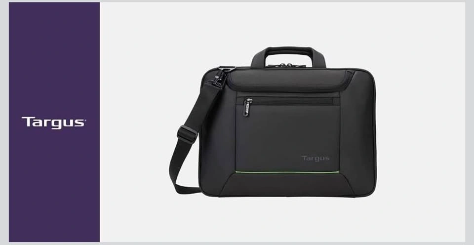 Targus 15.6" Balance Ecosmart Briefcase Laptop Bag Black - photo 2