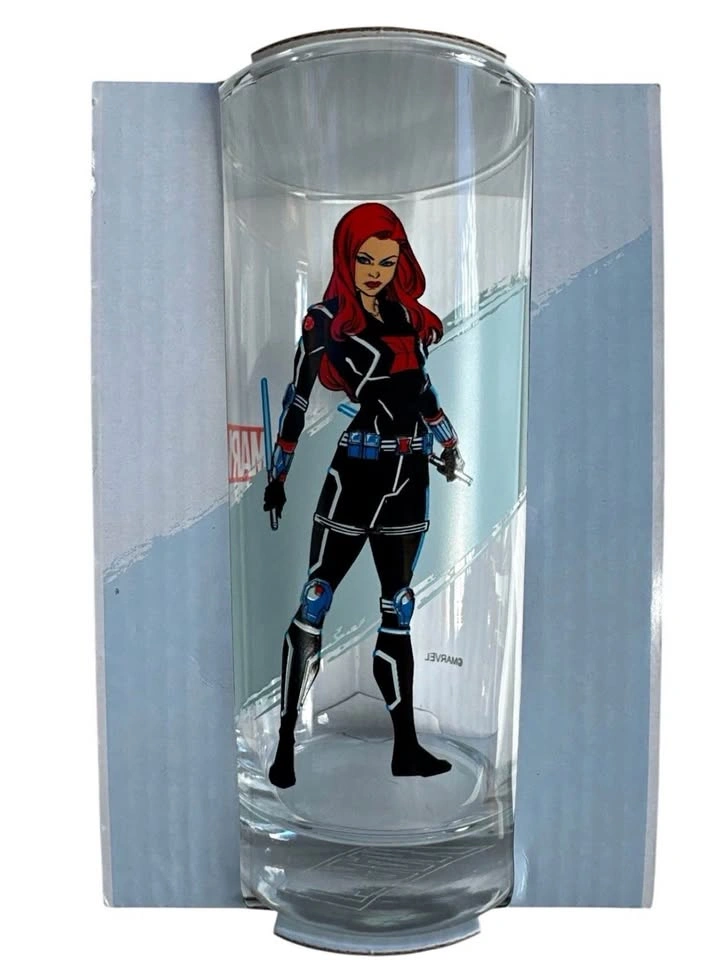 Marvel Black Widow Drinking Glass
