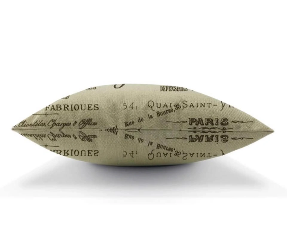 HGOD DESIGNS Vintage French Script Throw Pillow - photo 3