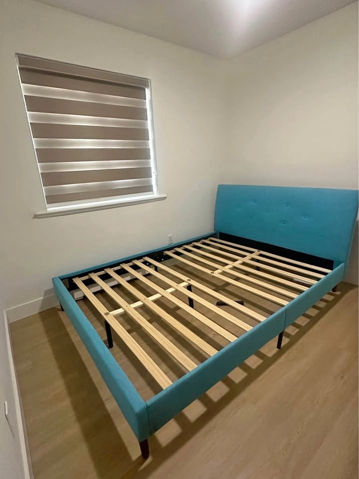 Upholstered Queen Platform Bed Frame