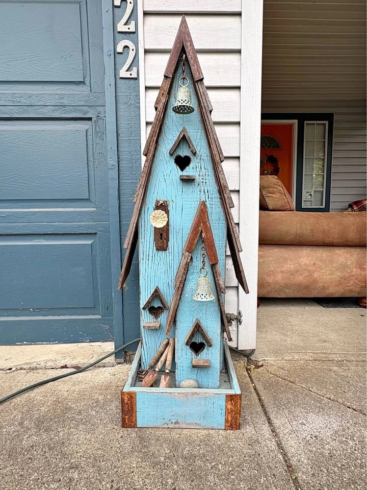 Handmade birdhouse