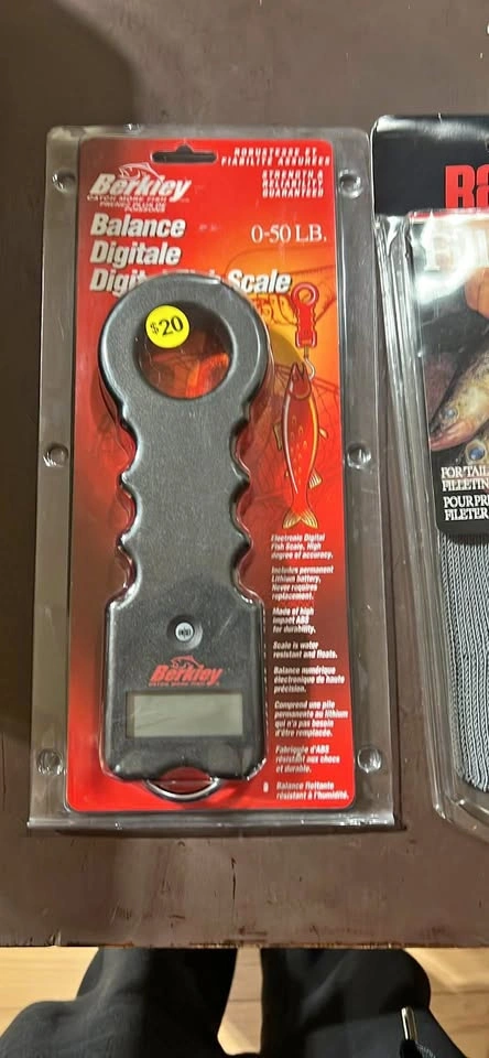 Berkley Digital Scale and Rapala Fillet Glove