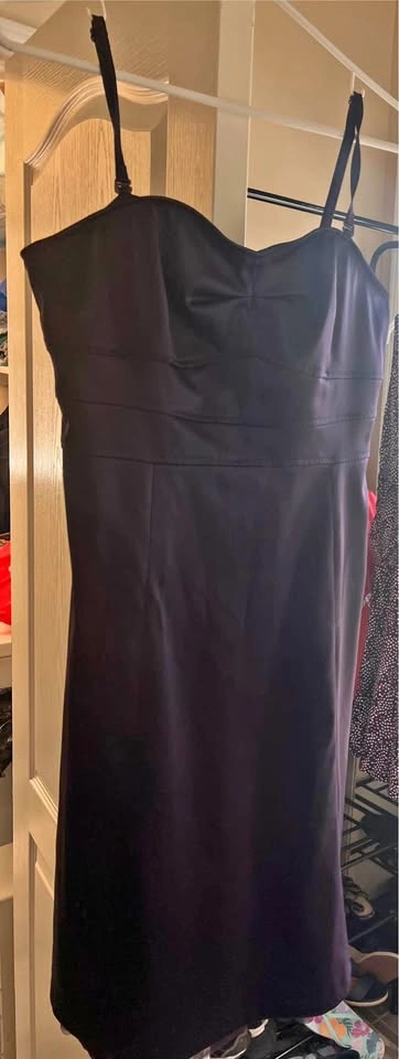 Dark purple dress