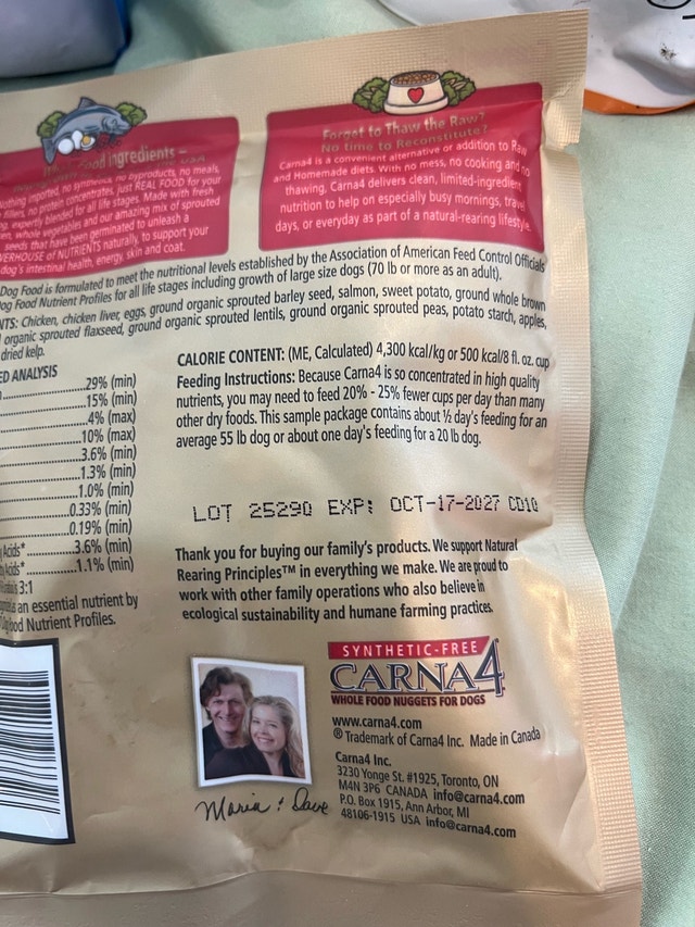Crumps Naturals, Boreal and Carna4 Dog Treat Bundle - photo 3