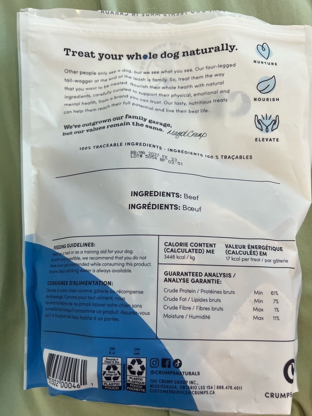 Crumps Naturals, Boreal and Carna4 Dog Treat Bundle - photo 4