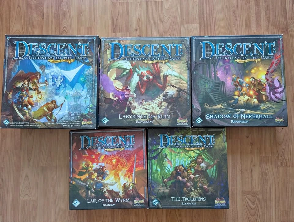 Descent Journeys into the Dark 2nd Edition + Expansions