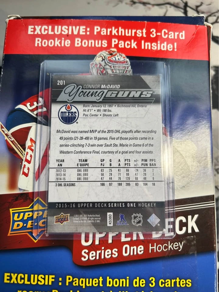 2015-16 Connor Mcdavid Young Gun #201 - photo 2