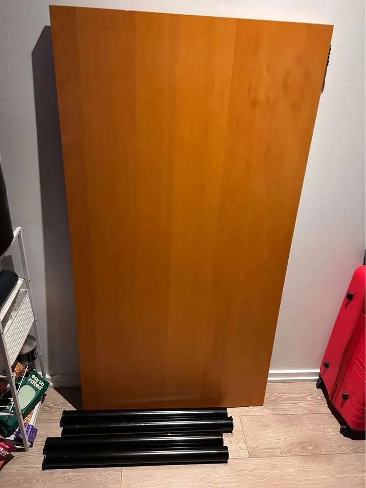 IKEA Table - Light Brown-work/study/dining table image indicator(2)