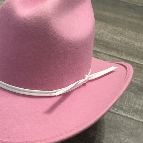 Eddy Bros Pink 100% Wool Cowgirl Hat Girls Size L - photo 5