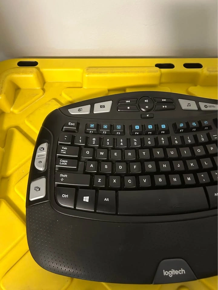 Logitech ergonomic keyboard wired usb - photo 2