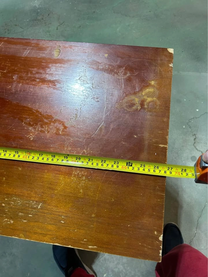 Single vintage wooden nightstand - photo 5