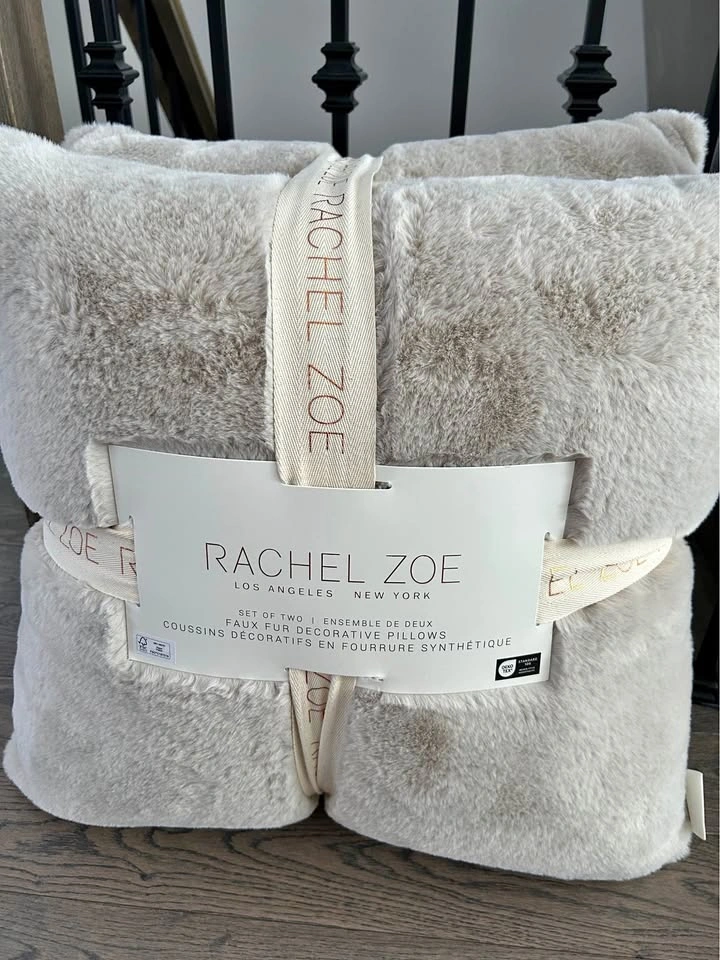 Rachel Zoe Faux Fur Decorative Pillows