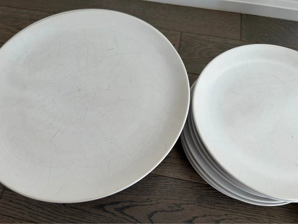 Ikea White Ceramic Dinnerware Set - photo 3