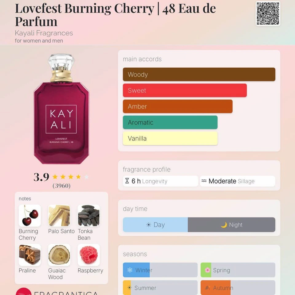 Kayali Lovefest Burning Cherry | 48 Eau De Parfum 100ml - photo 5