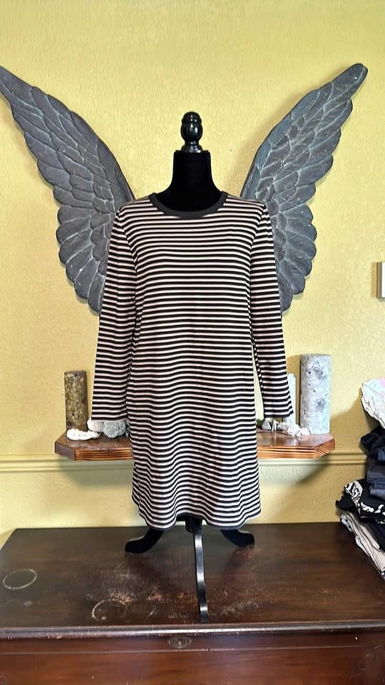 Joe Fresh Striped Long sleeve Dress