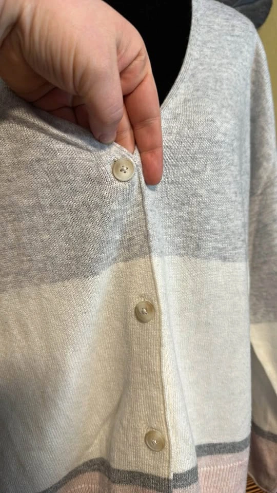 Reitmans Cashmere Button Down Cardigan Sweater - photo 3