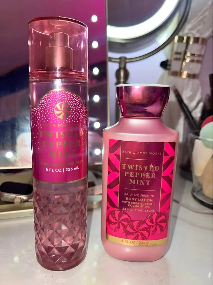 Twisted Peppermint Set Bath & Body Works thumbnail