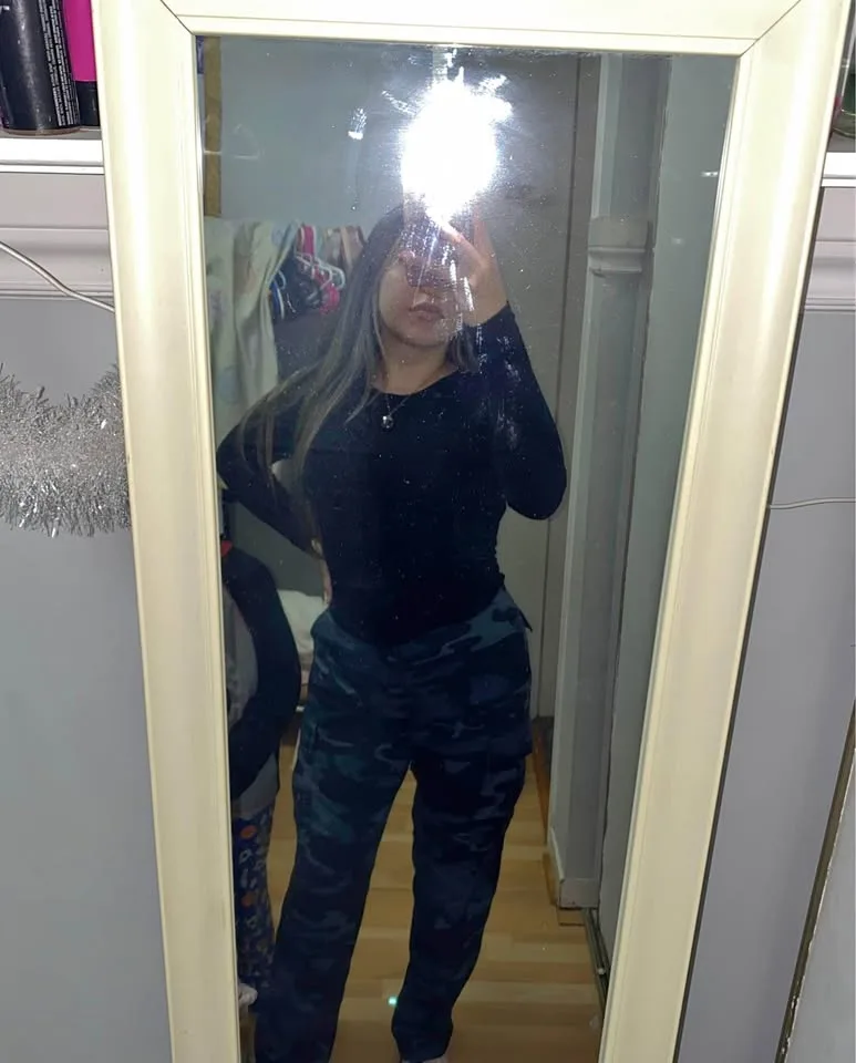 Army blue cargos unisex pants thumbnail