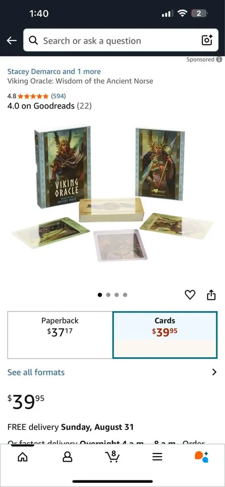 Viking Oracle: Wisdom of the Ancient Norse 45 Cards image indicator(5)