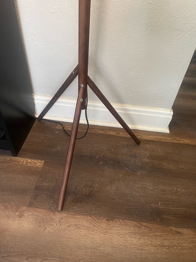 Article Tripod Floor Lamp – Dark Wood / Black Shade - photo 3