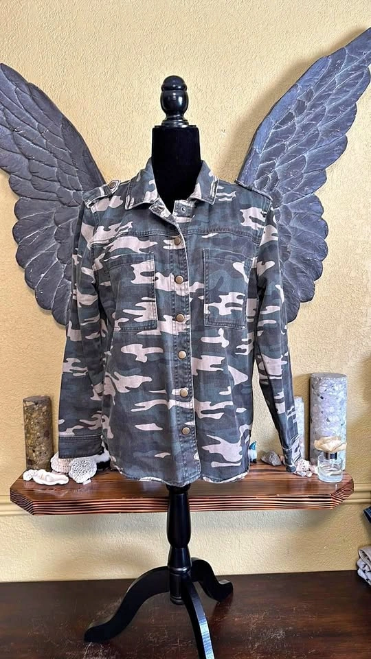 Forever 21 Camo Jean Jacket