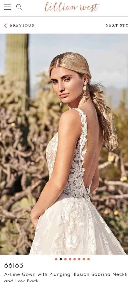 Lillian West 66163 Wedding Dress – Size 12