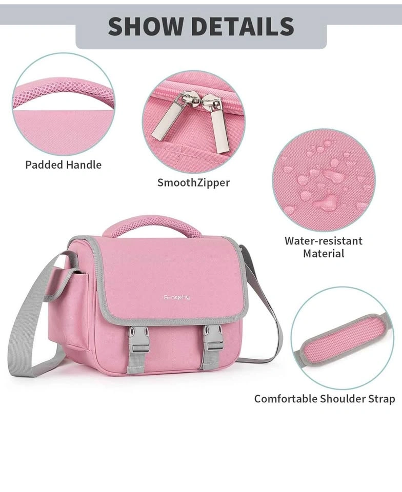 G-raphy Pink DSLR SLR Camera Bag - photo 5