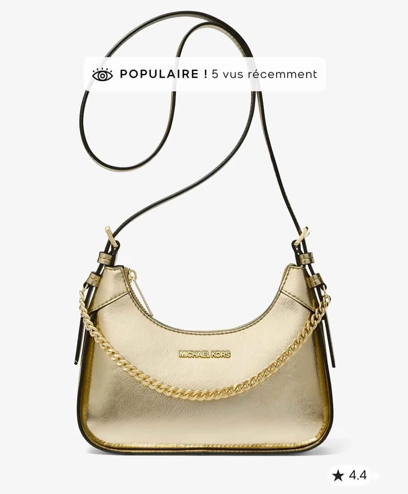 Brand New Michael Kors Metallic Bag – $200 - photo 3