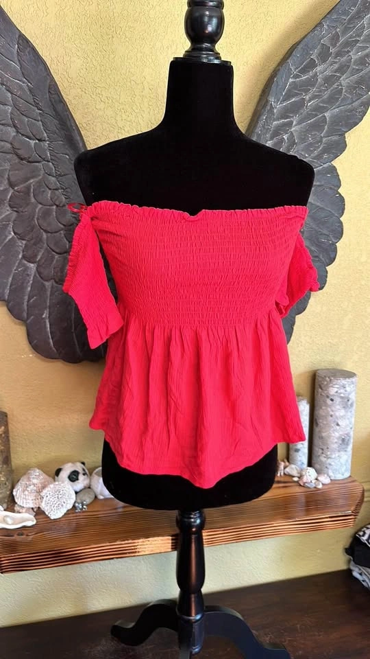 SWS Crop Top With Offset Sleeves - photo 2