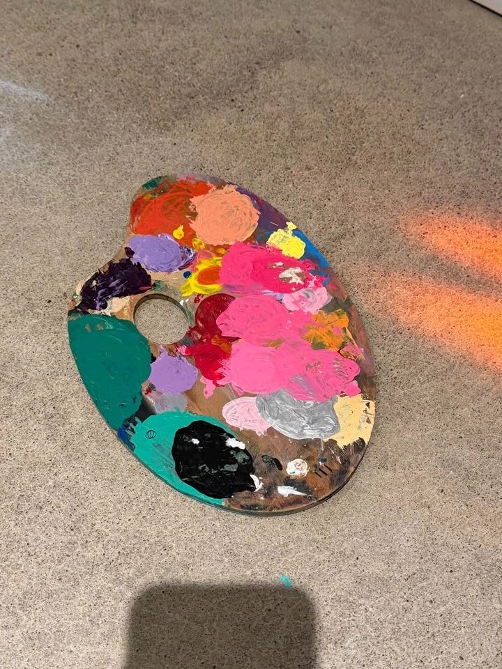 Wooden Artist Paint Palette - photo 3