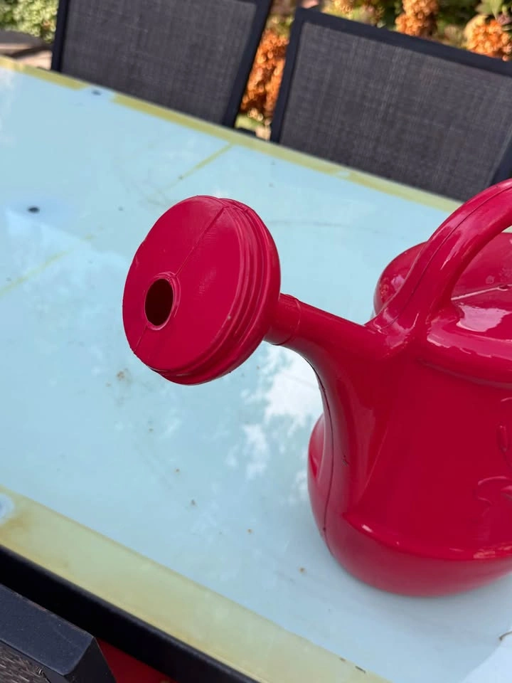 2 Gallon Red Plastic Watering Can - photo 2