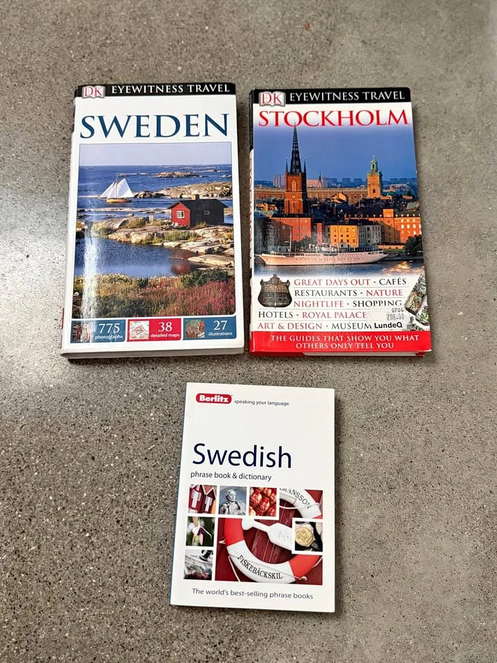DK Eyewitness Travel Sweden and Stockholm Guides with Berlitz Sw