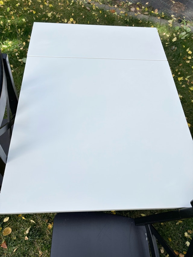 IKEA Nordviken drop leaf table and 3 Ingolf chairs - photo 3