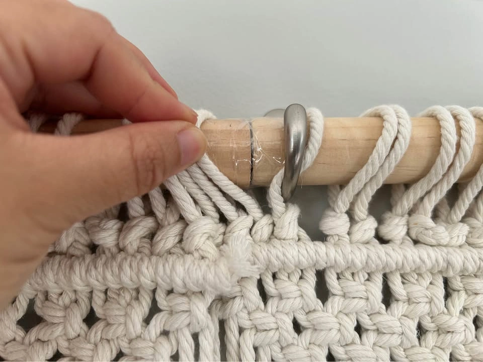 Boho-style macrame wall hanging - photo 5