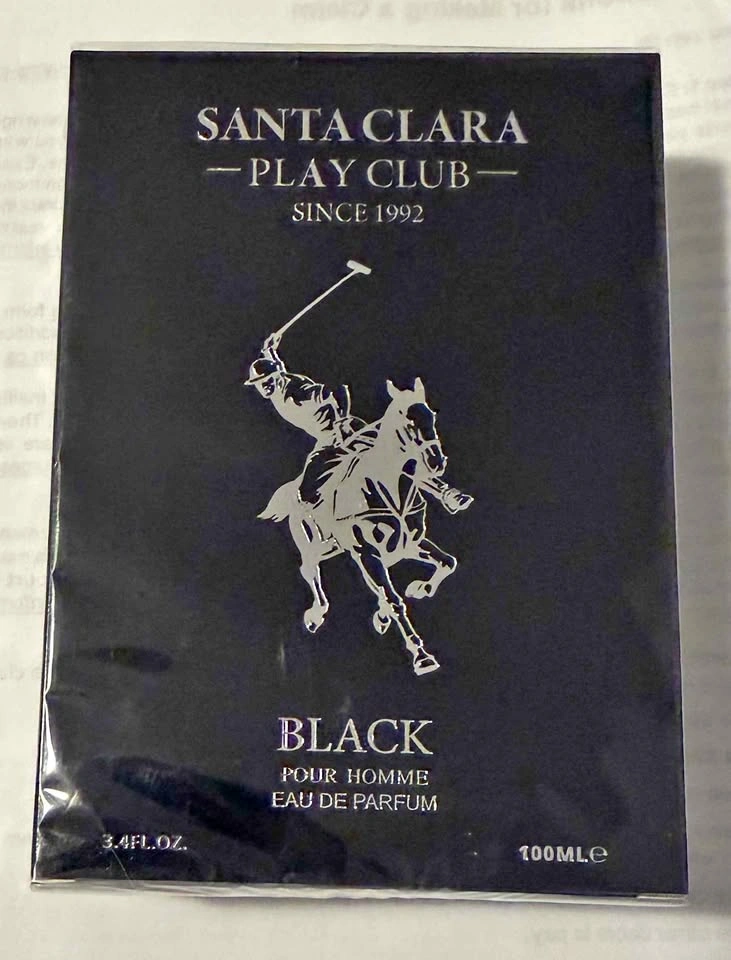 Santa Clara Play Club Black Eau de Parfum 100ml - New & Sealed