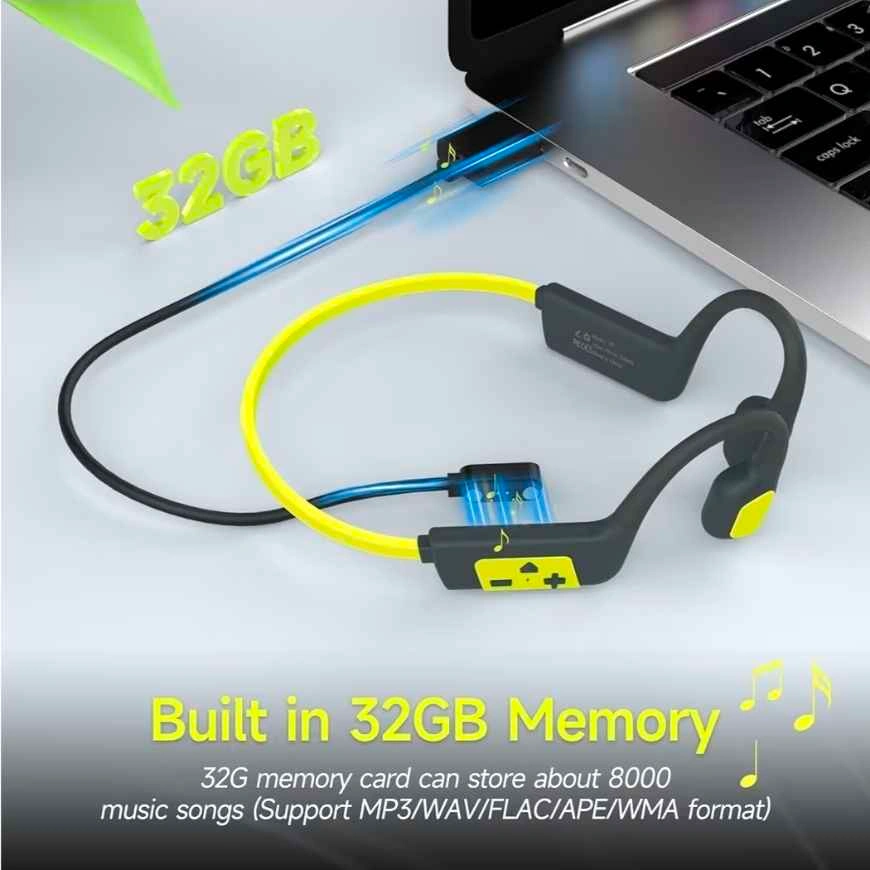 Brand New IFECCO Bone Conduction Swimming Headphones - photo 4