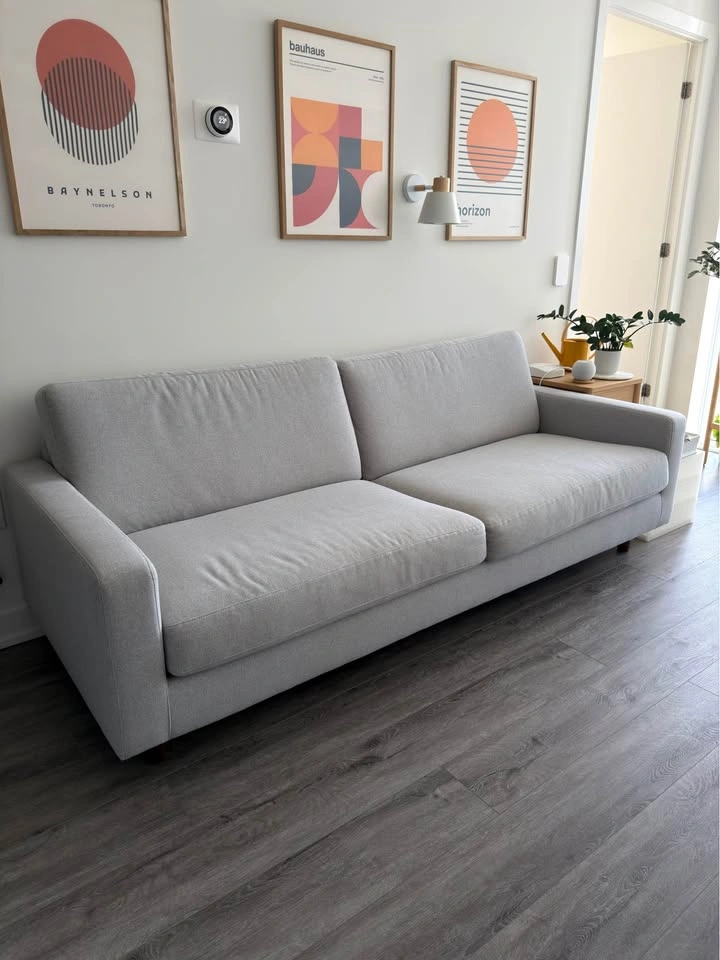 EQ3 OSKAR 85” Sofa with Ava Cloud Fabric - Sits 4 - photo 2