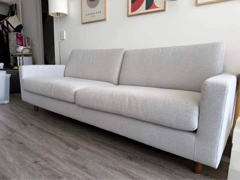 EQ3 OSKAR 85” Sofa with Ava Cloud Fabric - Sits 4 - photo 3